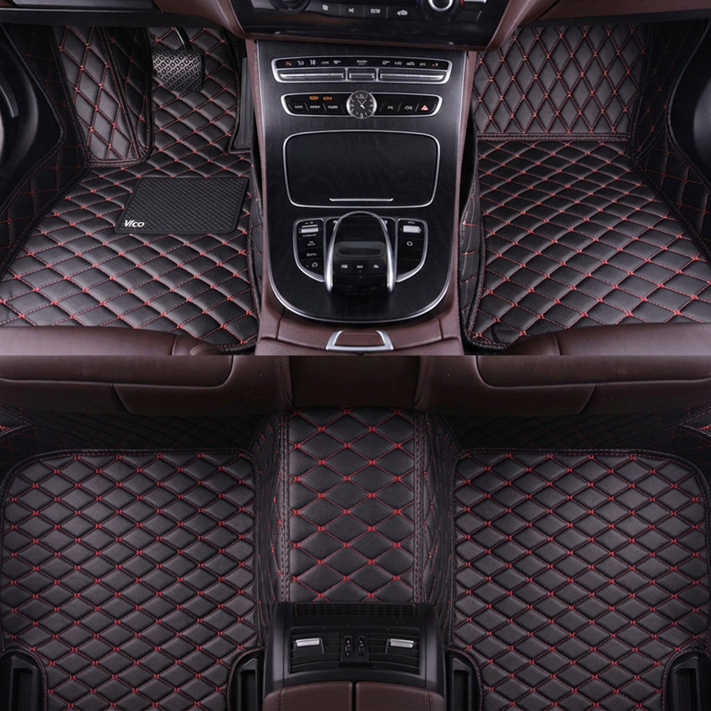 تلبيسة الدايموند - أسود مطرز بنسيج أحمر